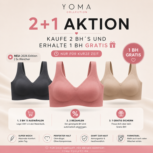 YOMA – Nahtloser Premium Komfort-BH