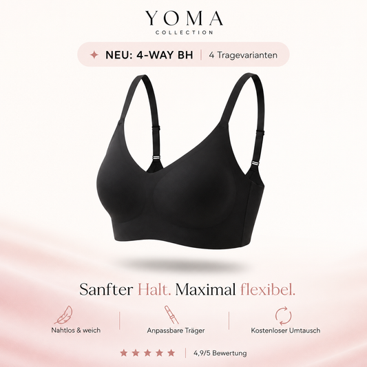 YOMA – Nahtloser 4-Way Komfort-BH