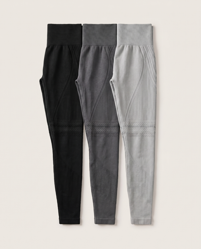 YOMA – Sculpt & Smooth Anti-Cellulite Leggings · 3er Set